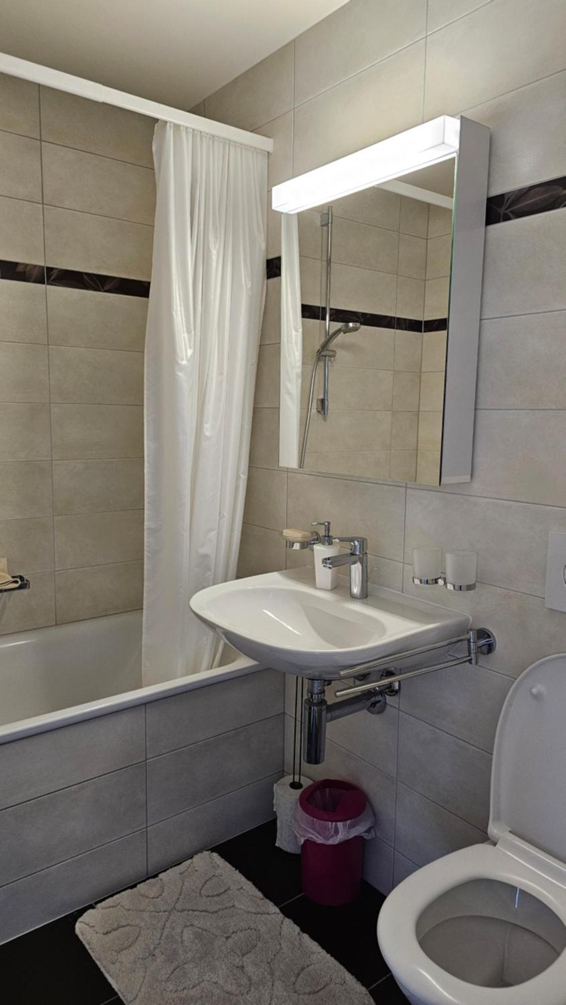 Appartement Meuble A Louer A Nax Esterno foto